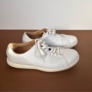 Cole Haan Men’s Grand Crosscourt II White Leather Sneakers C26515 - Size 10M